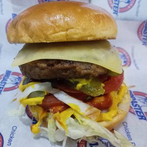 Cheesy Waka Waka Beef Burger